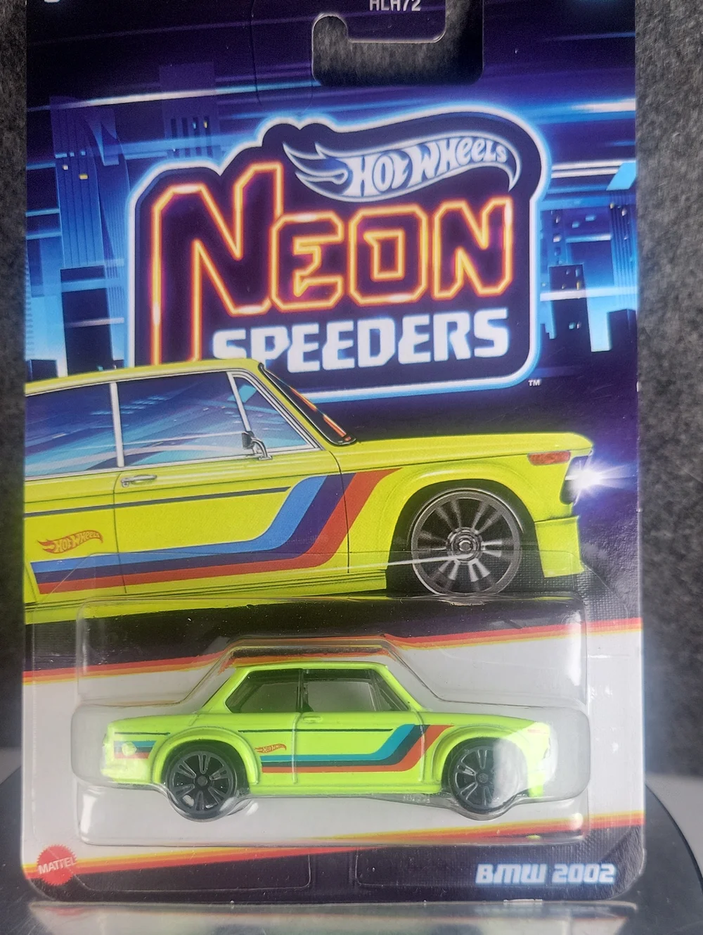 Hot Wheels Neon Speeders BMW 2002 Toy Car - Neon Green